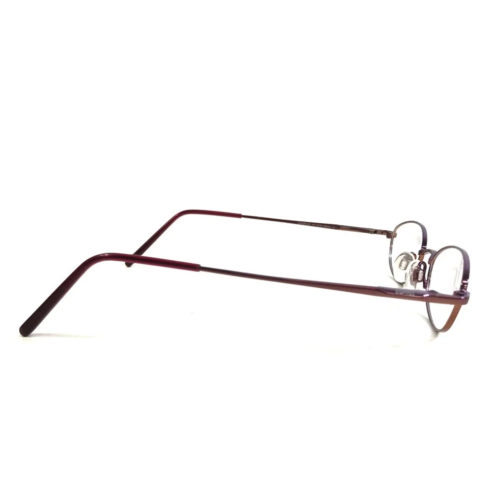 Espirit Petite Eyeglasses Frames 9190 031 Polished Purple Wire Rim 47-18-135